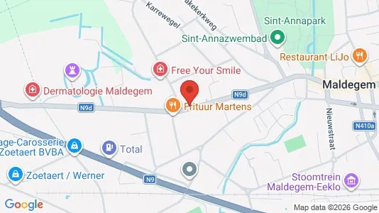 Apartments for rent i Maldegem - kort over placeringen