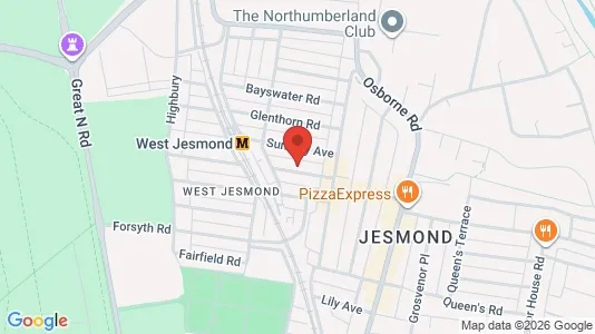Apartments for rent i Newcastle upon Tyne - Tyne and Wear - kort over placeringen