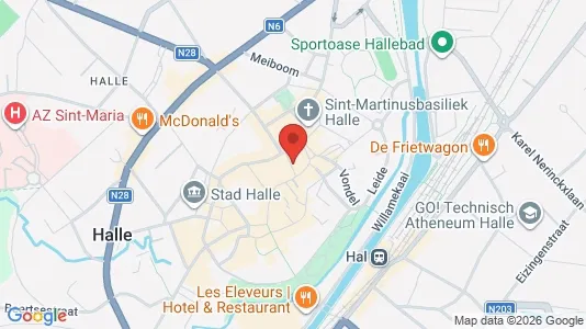 Apartments for rent i Halle - kort over placeringen