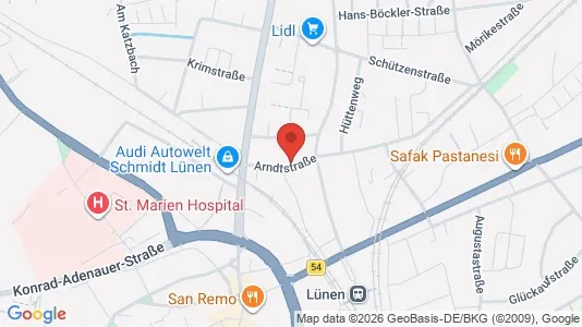 Apartments for rent i Unna - kort over placeringen