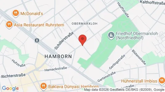 Apartments for rent i Duisburg - kort over placeringen