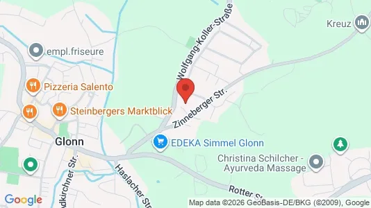 Apartments for rent i Ebersberg - kort over placeringen