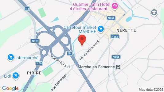 Apartments for rent in Marche-en-Famenne - Photo from Google Street View