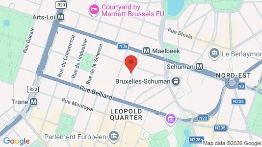 Apartments for rent i Stad Brussel - kort over placeringen