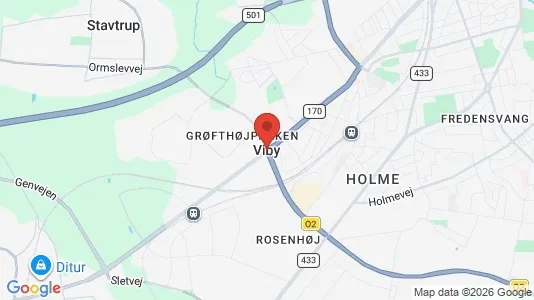 Houses for rent i Viby J - kort over placeringen