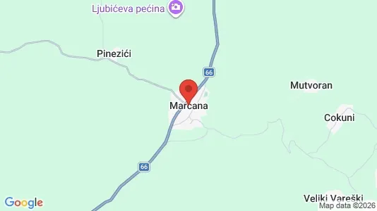Apartments for rent i Marčana - kort over placeringen