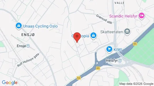 Apartments for rent i Oslo Gamle Oslo - kort over placeringen