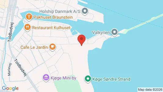Apartments for rent i Køge - kort over placeringen