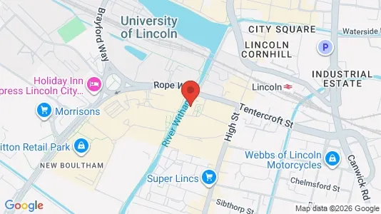 Apartments for rent i Lincoln - Lincolnshire - kort over placeringen