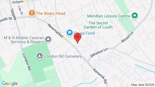 Apartments for rent i Louth - Lincolnshire - kort over placeringen