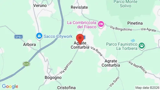 Apartments for rent i Agrate Conturbia - kort over placeringen