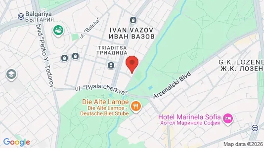 Apartments for rent i Sofia Krasno selo - kort over placeringen