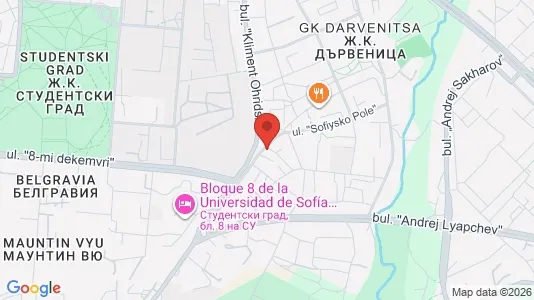 Apartments for rent i Sofia Sredets - kort over placeringen