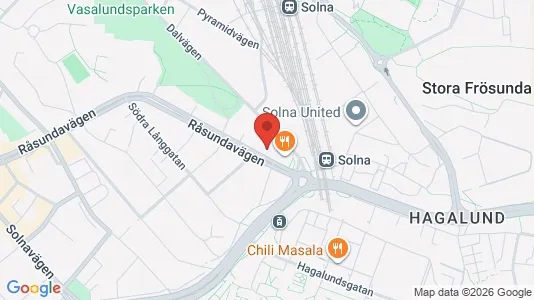 Apartments for rent i Solna - kort over placeringen