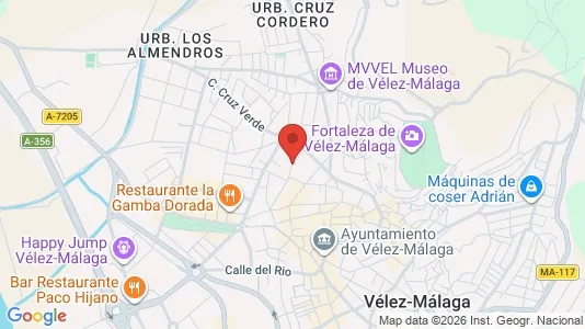 Apartments for rent i Vélez-Málaga - kort over placeringen