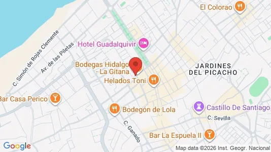Apartments for rent i Sanlúcar de Barrameda - kort over placeringen
