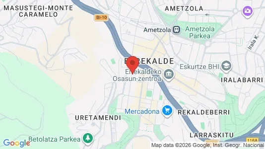 Apartments for rent i Bilbao - kort over placeringen