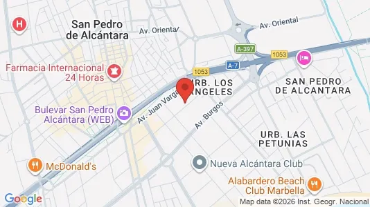 Apartments for rent i Marbella - kort over placeringen