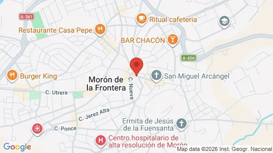 Apartments for rent i Morón de la Frontera - kort over placeringen