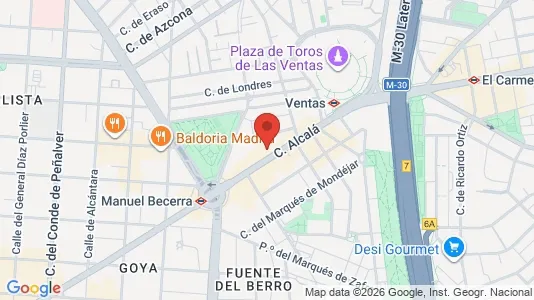Apartments for rent i Madrid Centro - kort over placeringen
