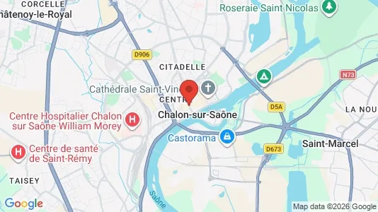 Apartments for rent in Chalon-sur-Saône - Photo from Google Street View