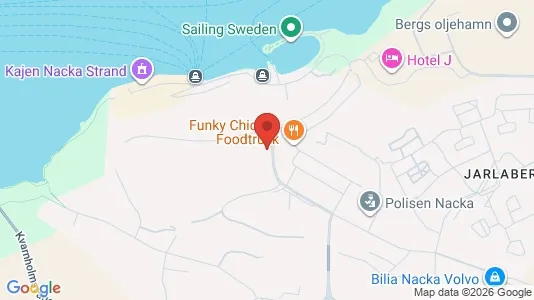 Rooms for rent i Nacka - kort over placeringen