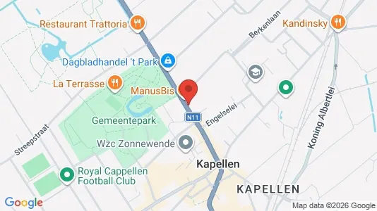 Apartments for rent i Kapellen - kort over placeringen