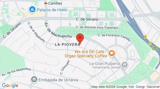 Apartments for rent i Madrid Hortaleza - kort over placeringen