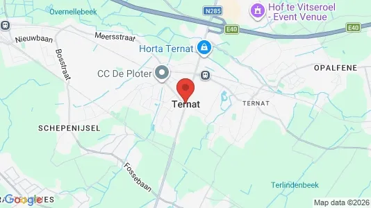Apartments for rent i Ternat - kort over placeringen