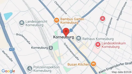 Apartments for rent i Korneuburg - kort over placeringen