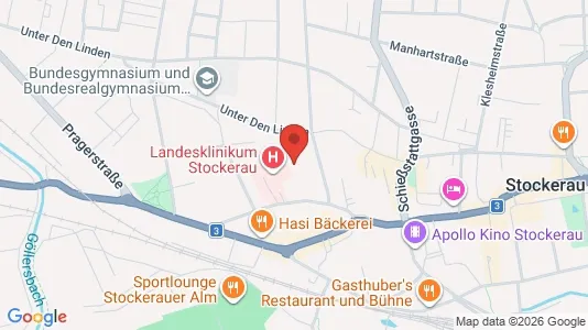 Apartments for rent i Stockerau - kort over placeringen