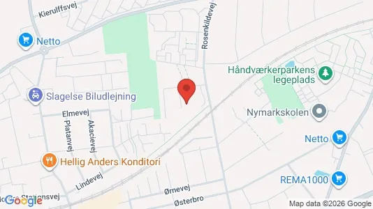 Apartments for rent i Slagelse - kort over placeringen