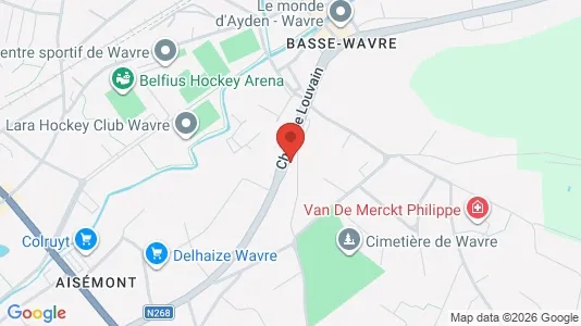 Apartments for rent i Waver - kort over placeringen