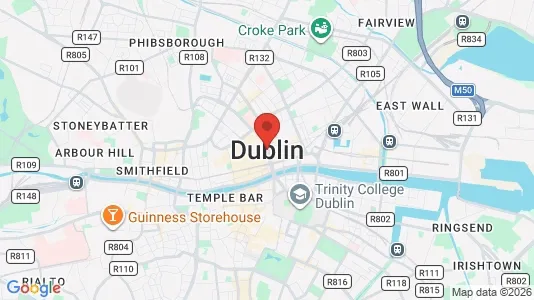 Houses for rent i Dublin 4 - kort over placeringen