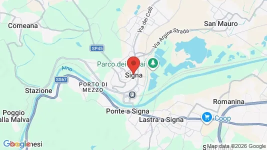 Houses for rent i Signa - kort over placeringen