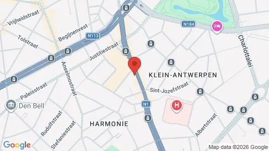 Apartments for rent i Stad Antwerp - kort over placeringen