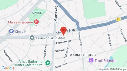 Apartments for rent i Aarhus C - kort over placeringen