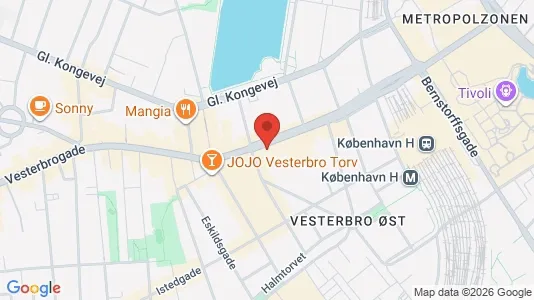 Apartments for rent i Vesterbro - kort over placeringen