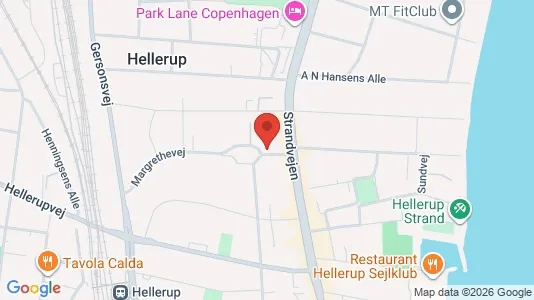 Apartments for rent i Hellerup - kort over placeringen