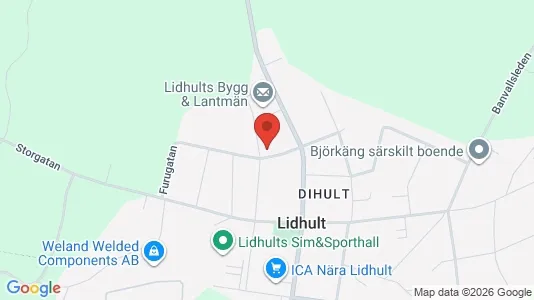 Apartments for rent i Ljungby - kort over placeringen