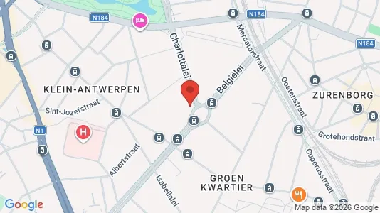 Apartments for rent i Stad Antwerp - kort over placeringen