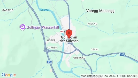 Apartments for rent i Golling an der Salzach - kort over placeringen