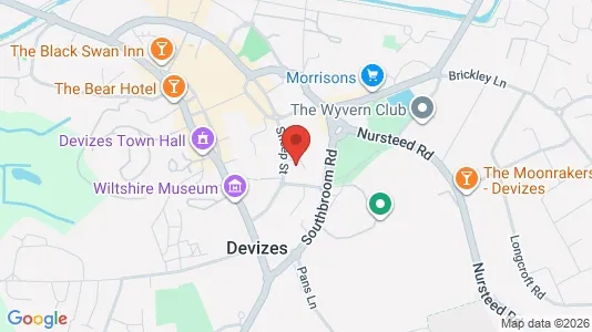 Apartments for rent i Devizes - Wiltshire - kort over placeringen