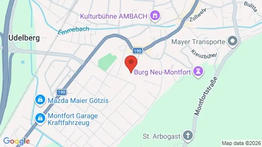 Apartments for rent i Götzis - kort over placeringen