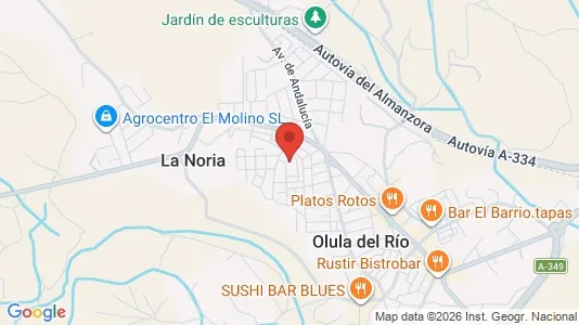 Apartments for rent i Olula del Río - kort over placeringen