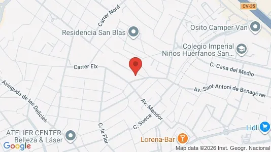 Apartments for rent i L'Eliana - kort over placeringen