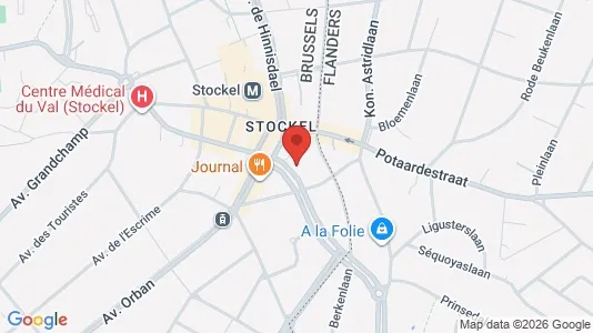 Apartments for rent i Brussels Sint-Pieters-Woluwe - kort over placeringen
