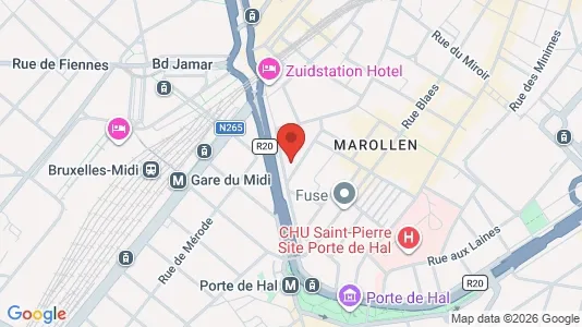 Apartments for rent i Stad Brussel - kort over placeringen