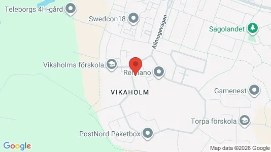 Apartments for rent i Växjö - kort over placeringen