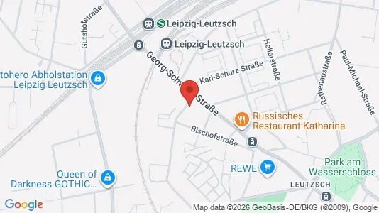 Rooms for rent i Leipzig - kort over placeringen